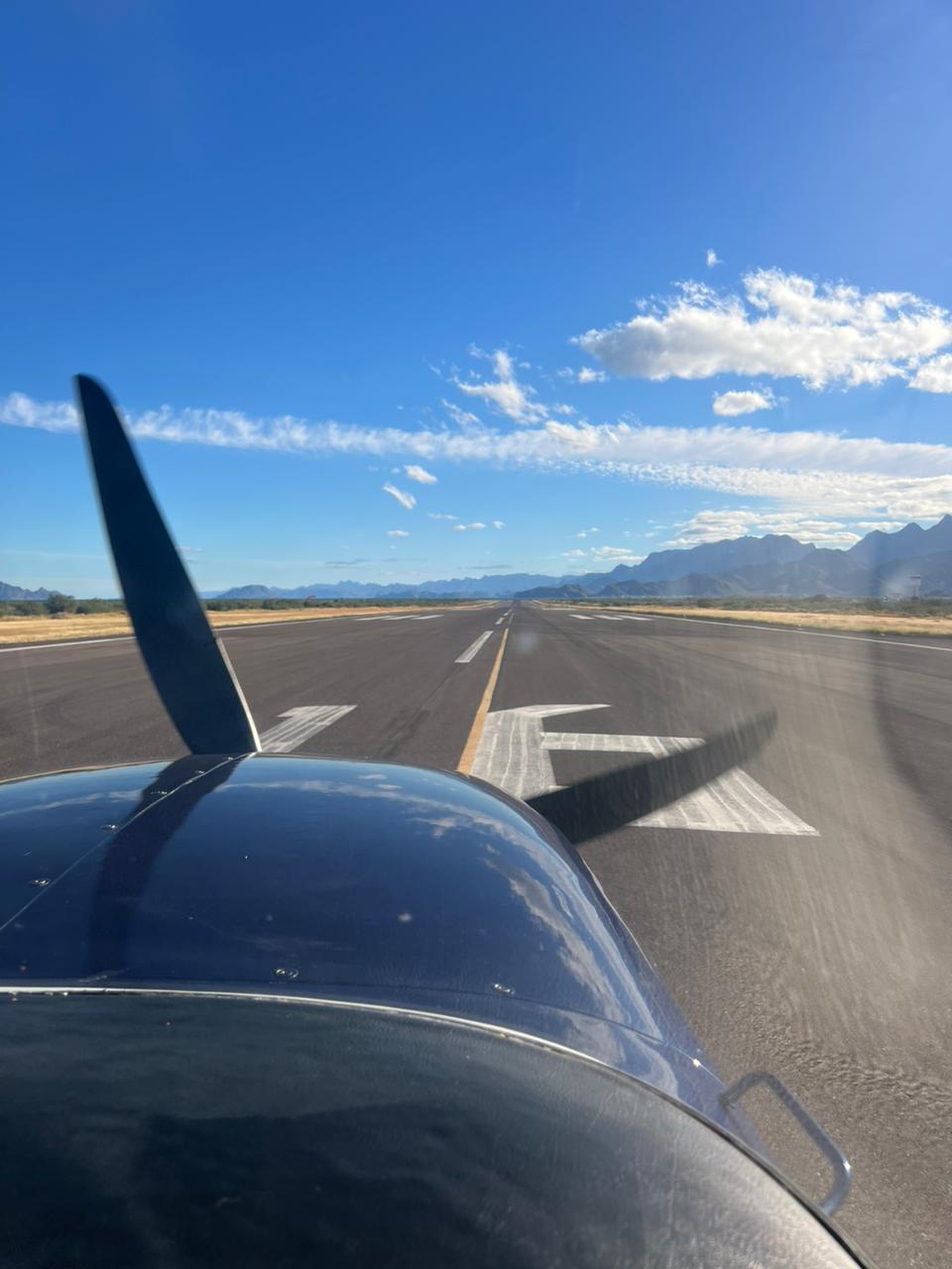Vista desde la pista